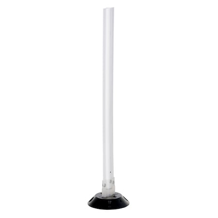 Vestil Flexible Stake, Polycarbonate, 8 in Length, 8 in Width, 36 in Height, White VGLT-16-3F-W